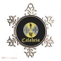 Proud Italian Calabrese Calabria Italy Flag Ornament thumb 0