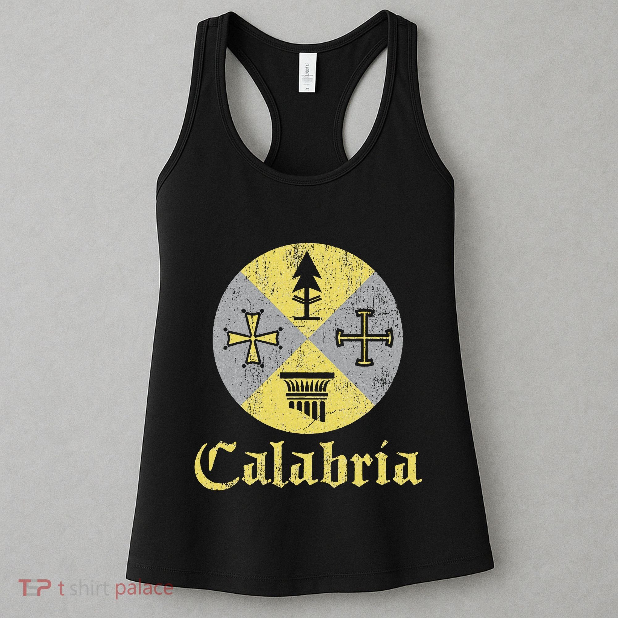 Proud Italian Calabrese Calabria Italy Flag Women's Tank Top