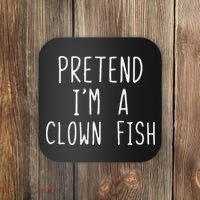 Pretend I'm Clown Fish Costume Halloween Lazy Easy Clownfish Coaster thumb 0