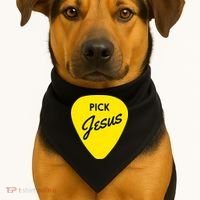 Pick Jesus USA-Made Doggie Bandana thumb 1