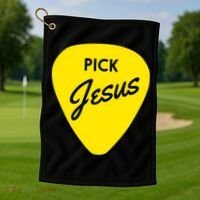 Pick Jesus Golf Towel thumb 1