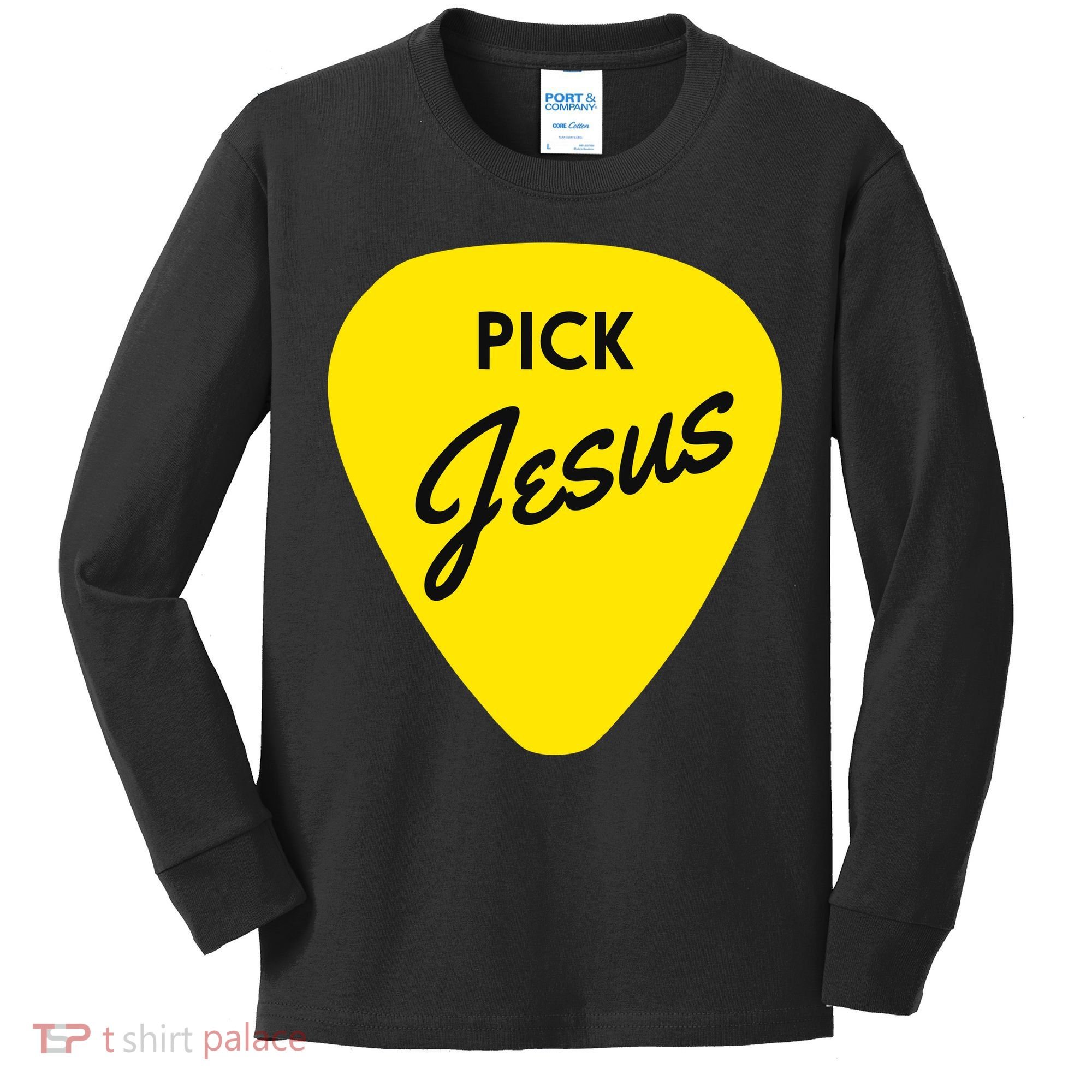 Pick Jesus Kids Long Sleeve Shirt
