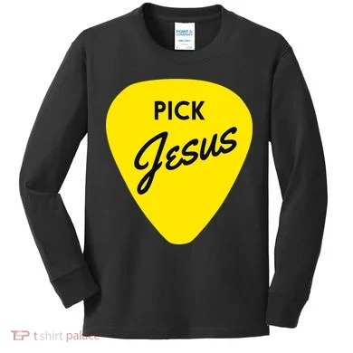 Pick Jesus Kids Long Sleeve Shirt
