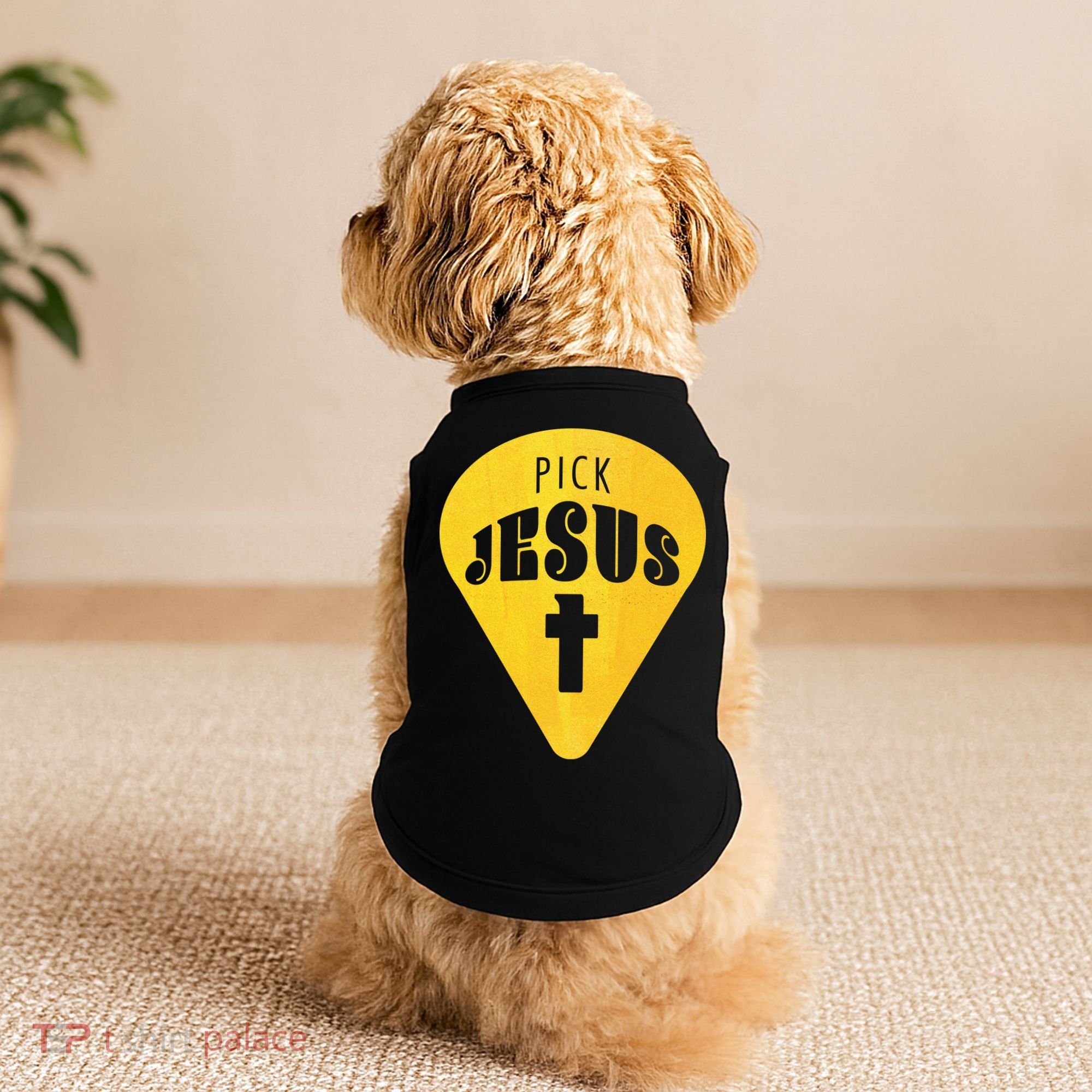Pick Jesus Christian  Doggie Tank
