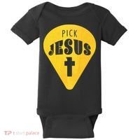 Pick Jesus Christian  Baby Bodysuit thumb 0