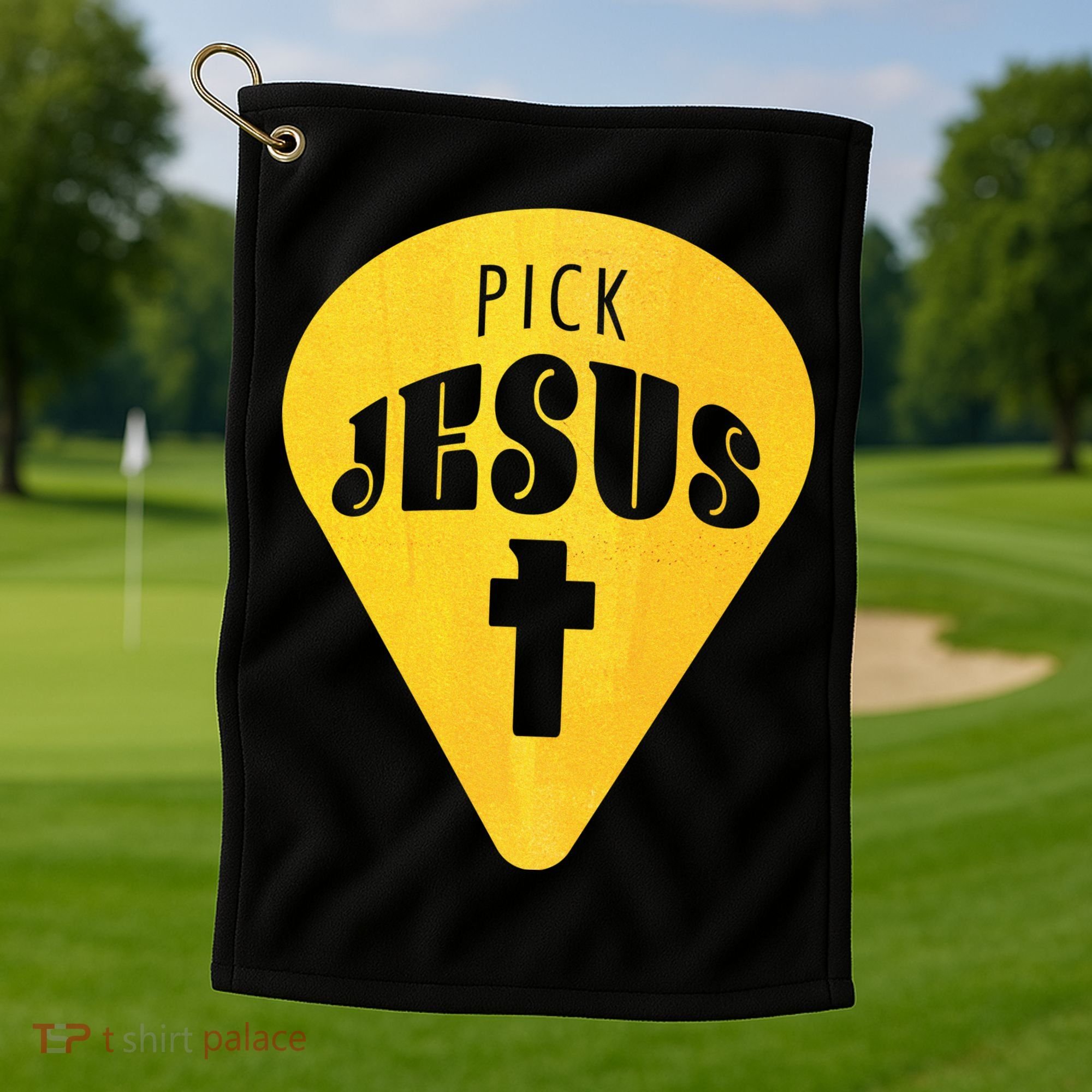 Pick Jesus Christian  Golf Towel