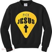 Pick Jesus Christian  Kids Sweatshirt thumb 0