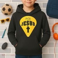 Pick Jesus Christian  Kids Hoodie thumb 2