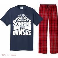 Pick On Someone Your Own Size Pajama Set thumb 0
