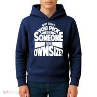 Pick On Someone Your Own Size Kids Hoodie thumb 4