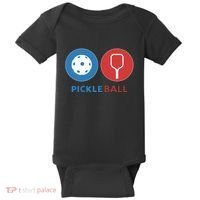 Pickleball Baby Bodysuit thumb 0