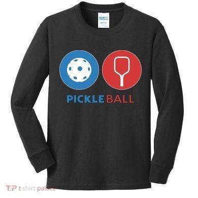 Pickleball Kids Long Sleeve Shirt