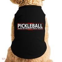 Pickleball Make Retirement Great Again Doggie Tank thumb 0