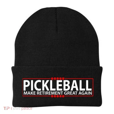 Pickleball Make Retirement Great Again Beanie