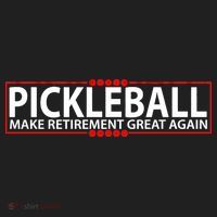 Pickleball Make Retirement Great Again Golf Towel thumb 3