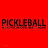 Pickleball Make Retirement Great Again Santa Hat thumb 1