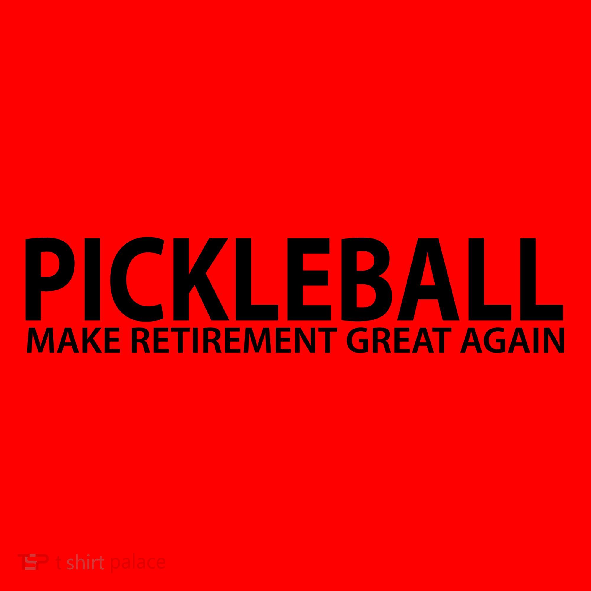 Pickleball Make Retirement Great Again Santa Hat