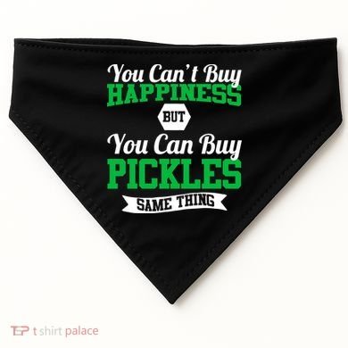 Pickles Are Happiness  USA-Made Doggie Bandana