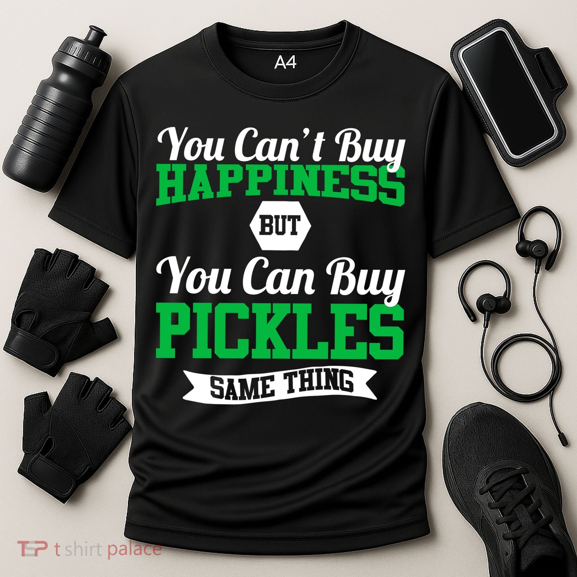 Pickles Are Happiness  Cooling Performance Crew T-Shirt