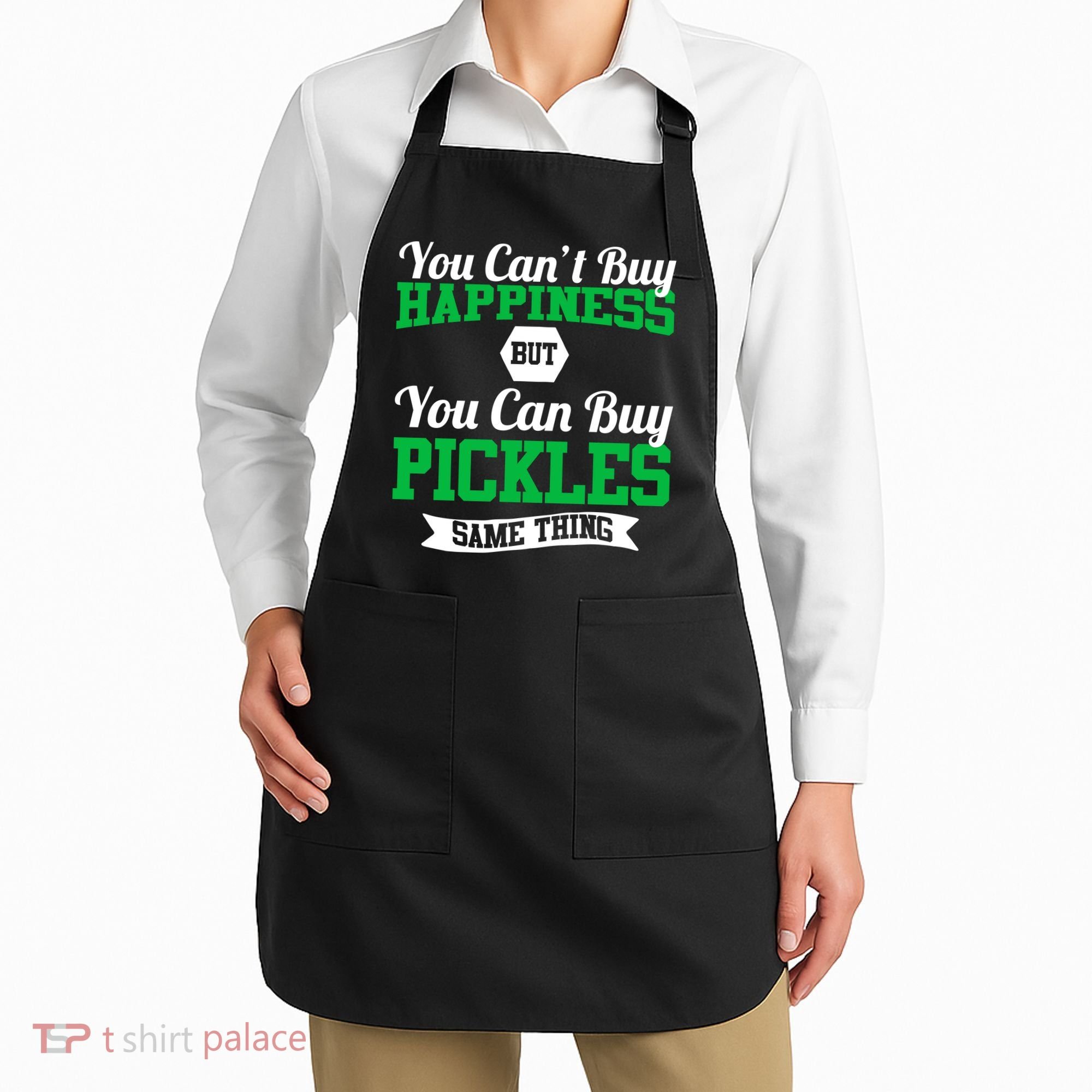 Pickles Are Happiness  Apron