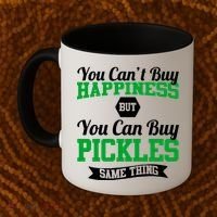 Pickles Are Happiness  Coffee Mug thumb 2