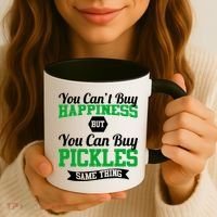 Pickles Are Happiness  Coffee Mug thumb 3