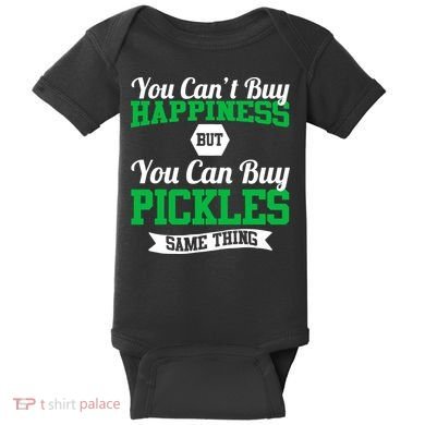Pickles Are Happiness  Baby Bodysuit