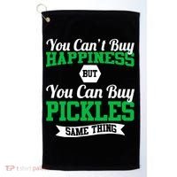 Pickles Are Happiness  Golf Towel thumb 0