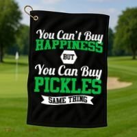 Pickles Are Happiness  Golf Towel thumb 1