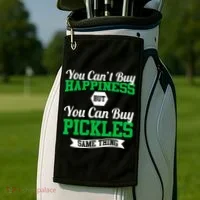 Pickles Are Happiness  Golf Towel thumb 2