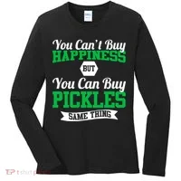 Pickles Are Happiness  Women's Long Sleeve Shirt thumb 0