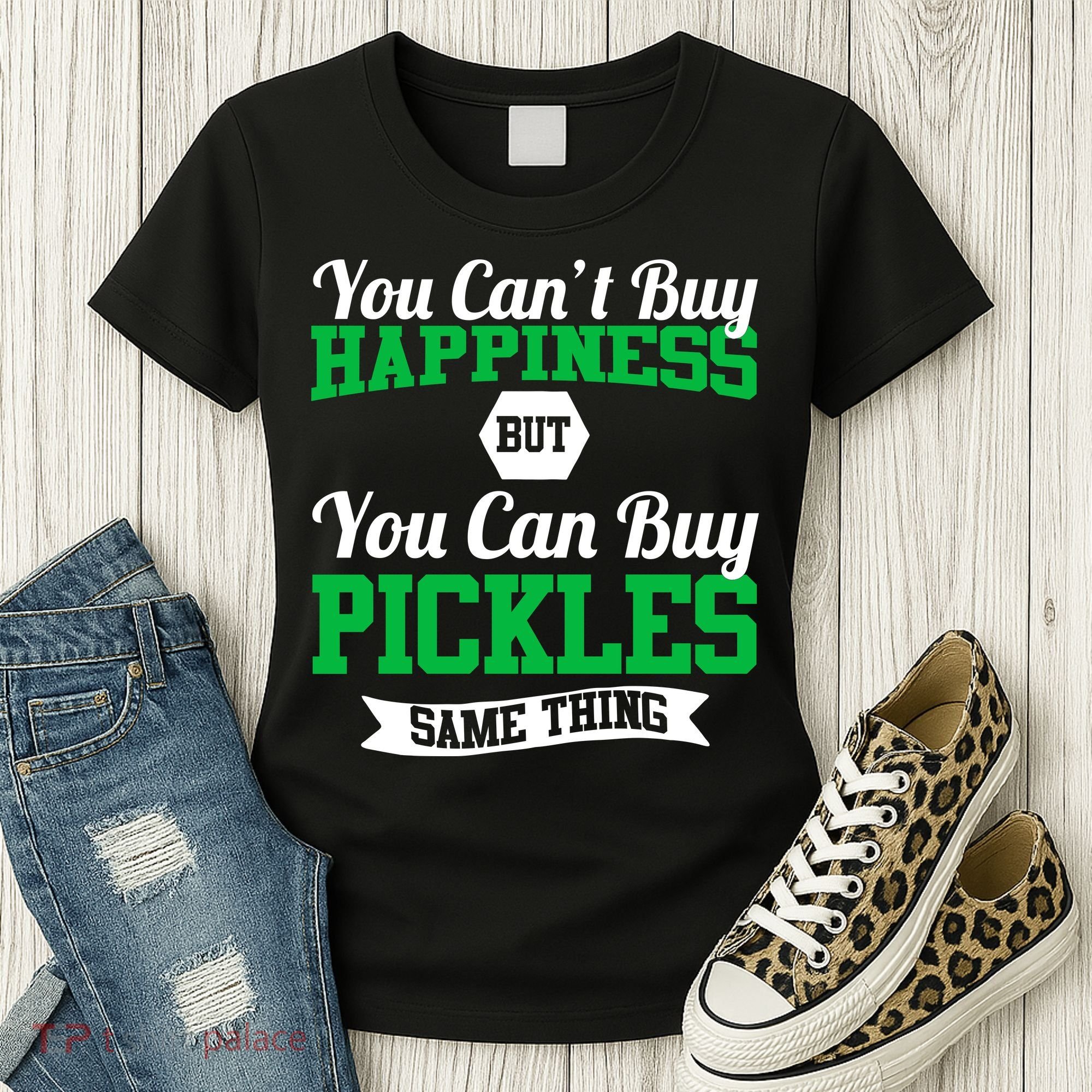 Pickles Are Happiness  Women's T-Shirt