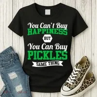 Pickles Are Happiness  Women's T-Shirt thumb 3