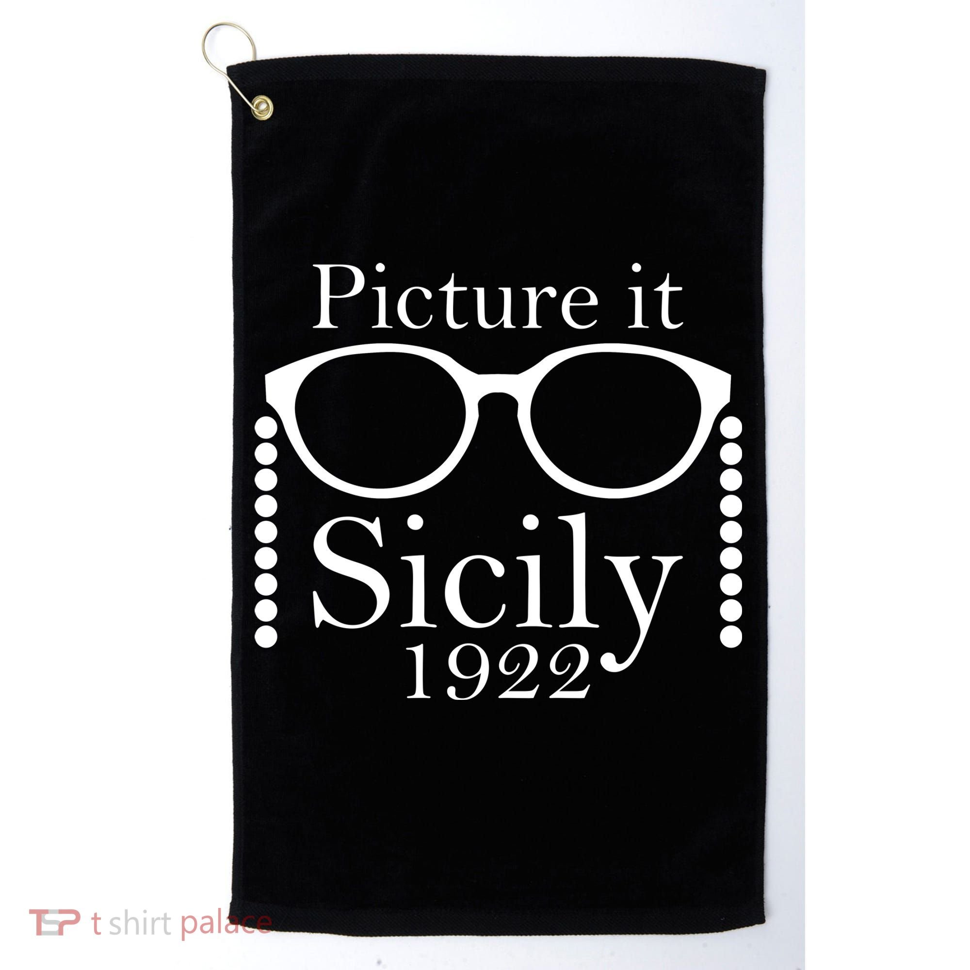 Picture It Sicily 1922 Golf Towel