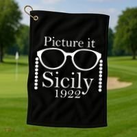 Picture It Sicily 1922 Golf Towel thumb 1