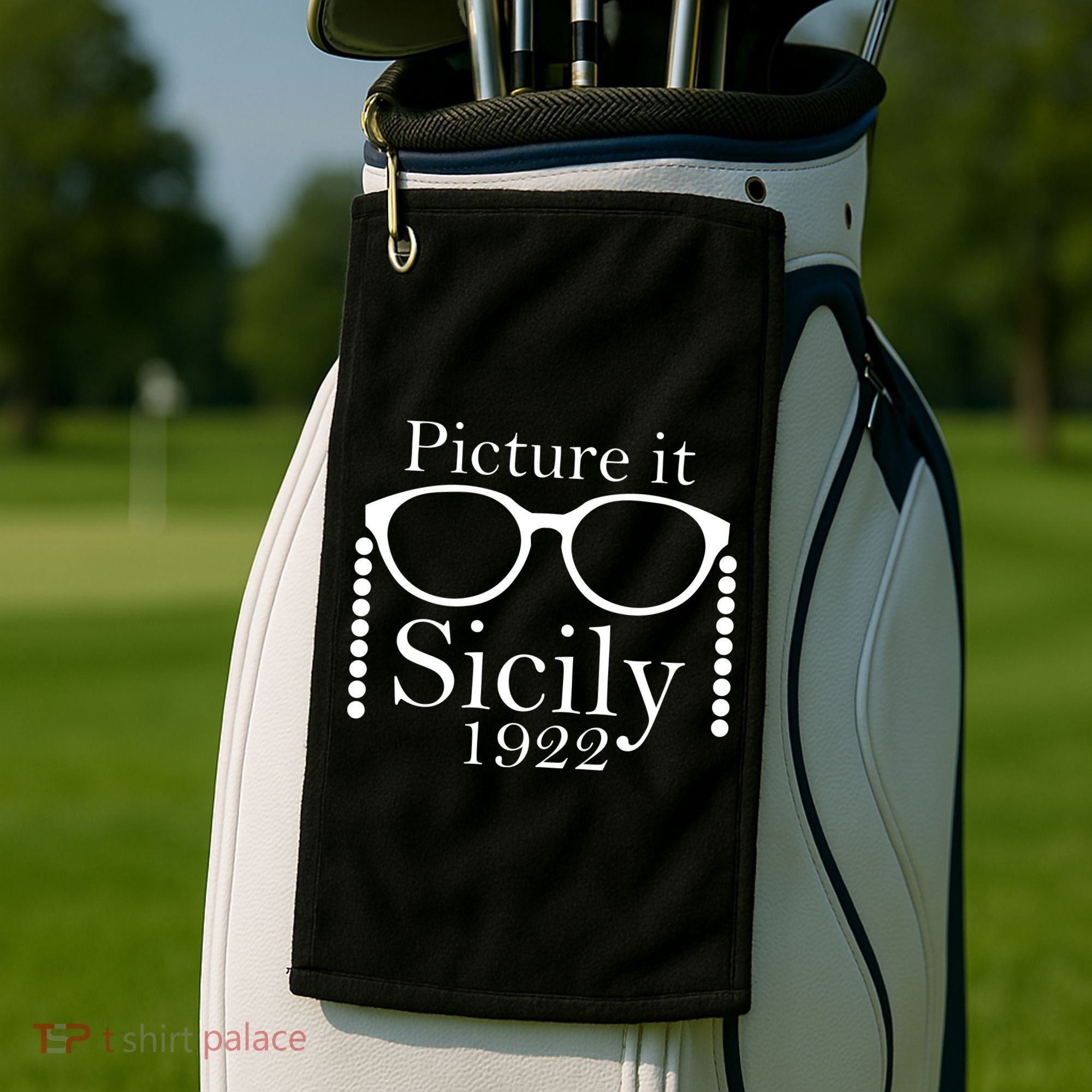 Picture It Sicily 1922 Golf Towel