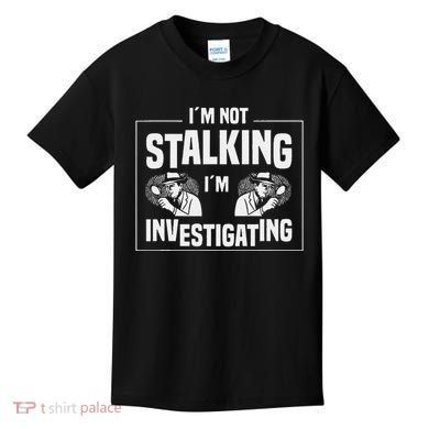 Private Investigation Detective Observation Investigator Kids T-Shirt
