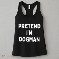 Pretend Im Dogman Women's Tank Top thumb 3