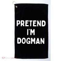 Pretend Im Dogman Golf Towel thumb 0