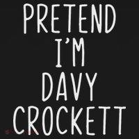 Pretend I'm Davy Crockett Costume Halloween Lazy Quick Mousepad thumb 1