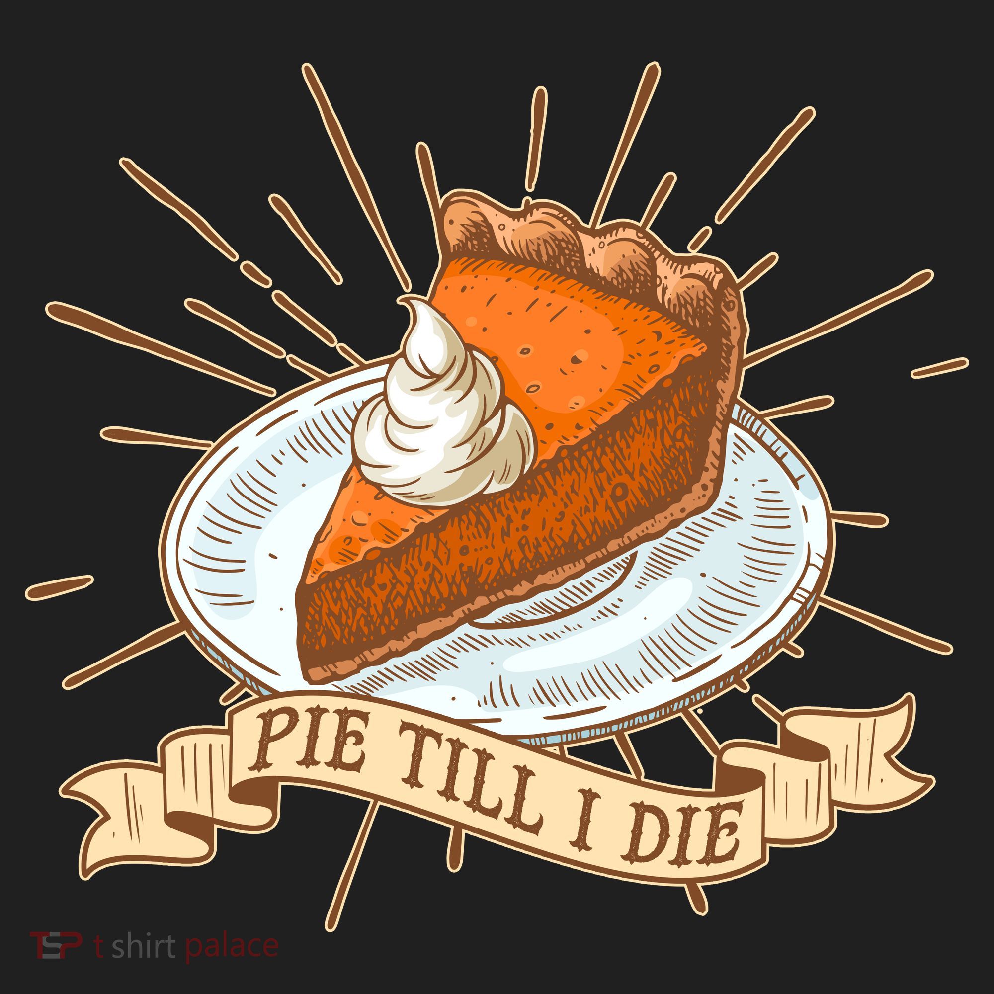 Pie Till I Die Golf Towel