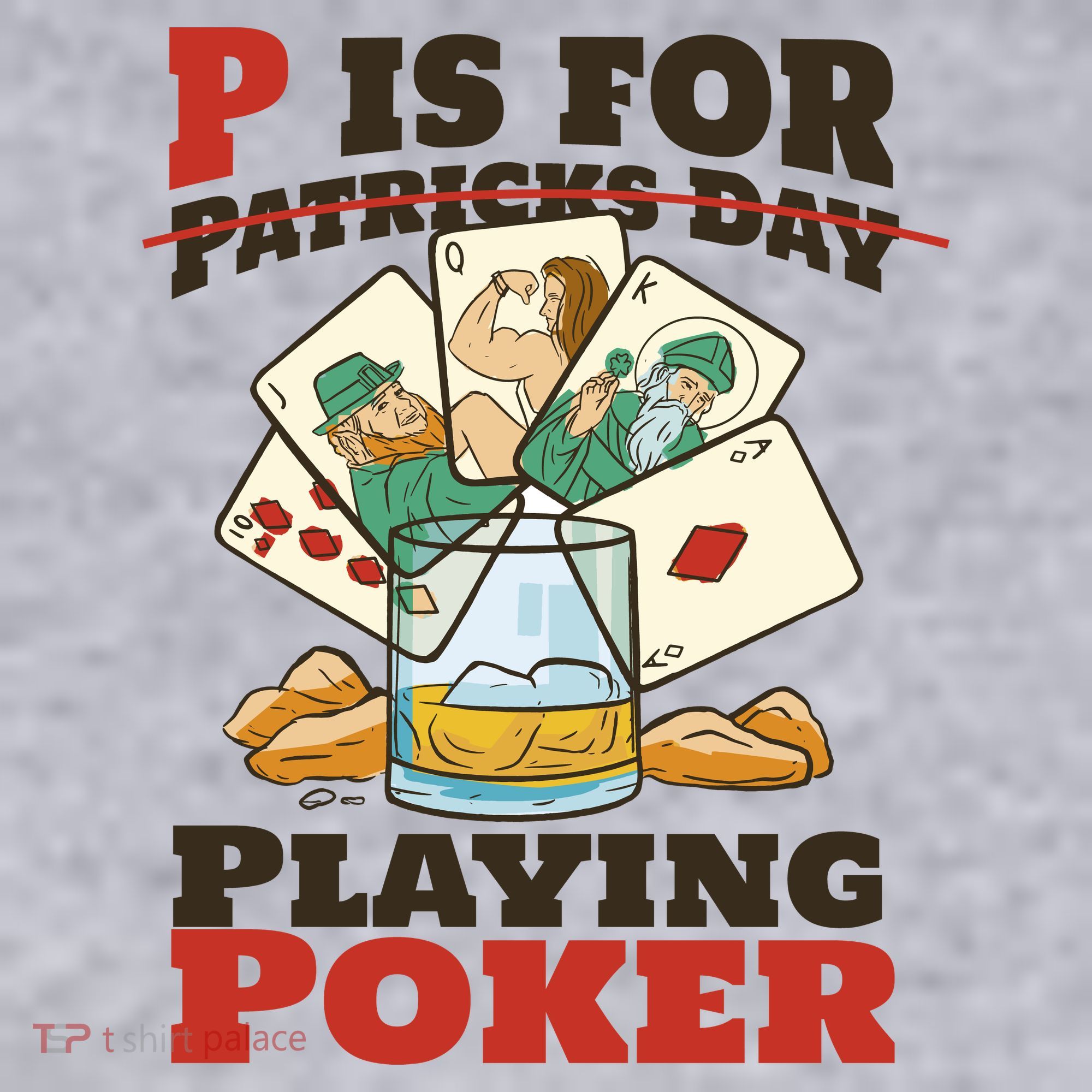 P Is For Poker St Patrick's Day Women's Sweatshirt