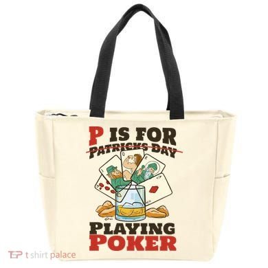 P Is For Poker St Patrick's Day Tote Bag