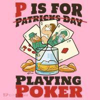 P Is For Poker St Patrick's Day Coaster thumb 2