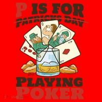P Is For Poker St Patrick's Day Santa Hat thumb 1