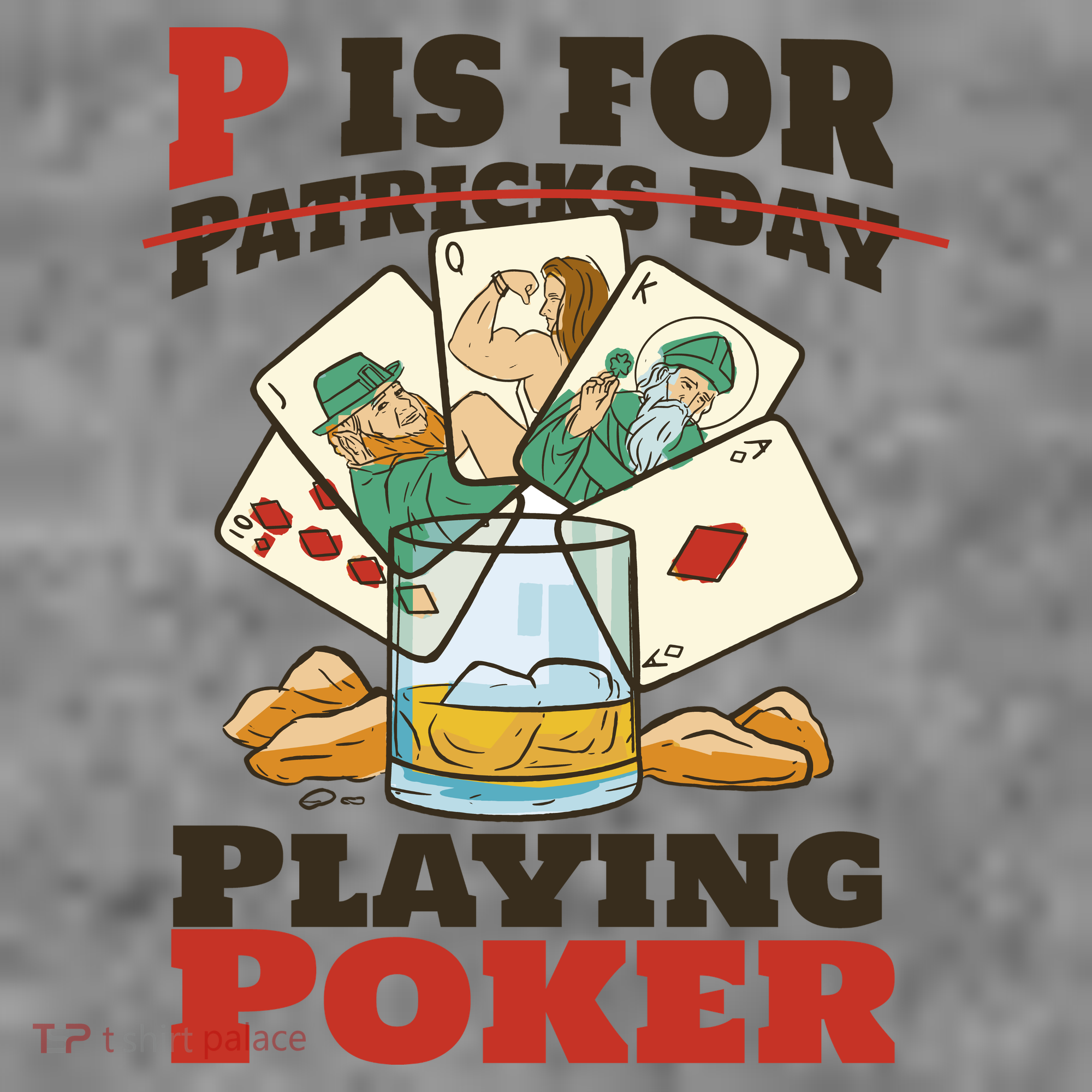 P Is For Poker St Patrick's Day Toddler Hoodie