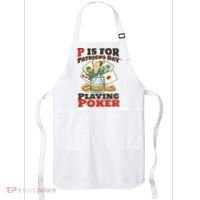 P Is For Poker St Patrick's Day Apron thumb 0