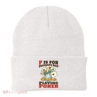 P Is For Poker St Patrick's Day Beanie thumb 0