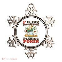 P Is For Poker St Patrick's Day Ornament thumb 0