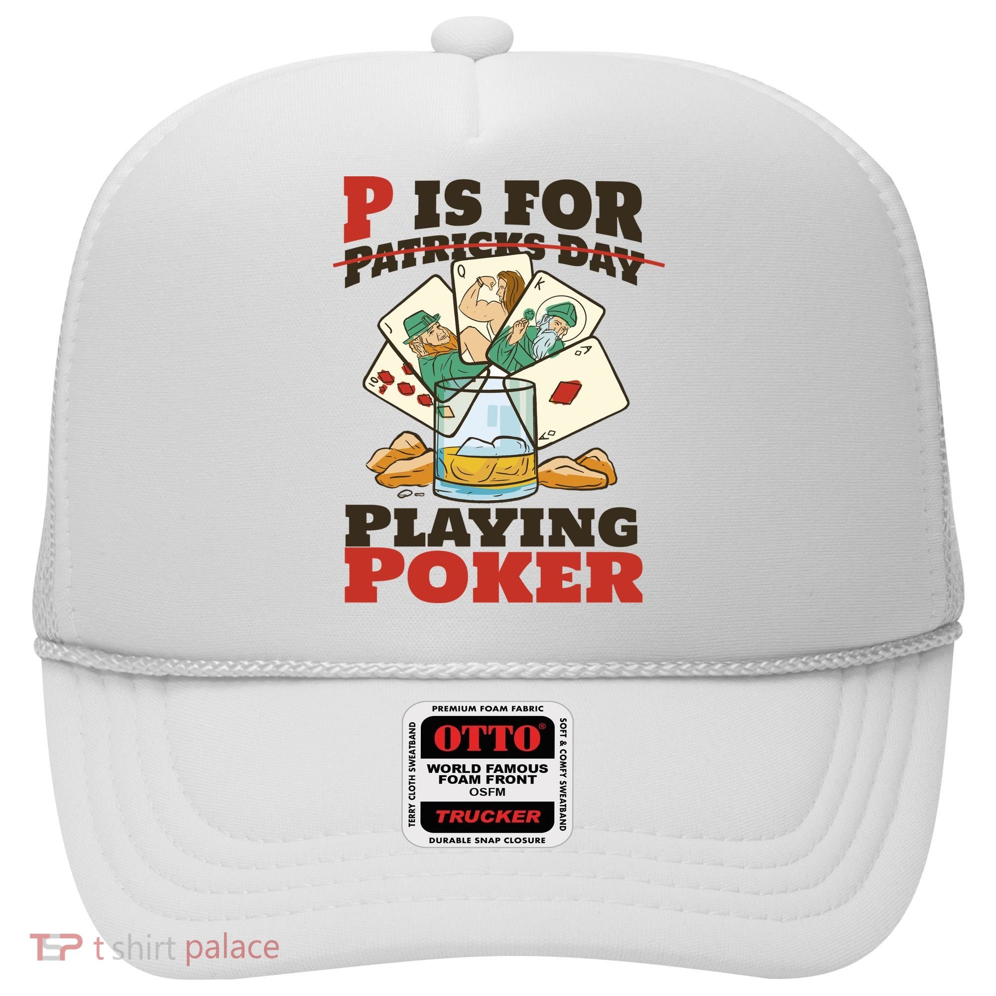 P Is For Poker St Patrick's Day Hat